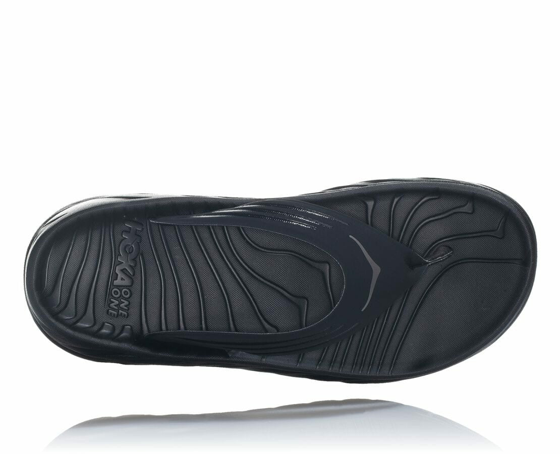 Men's ORA Recovery Flip Black / Dark Gull Gray