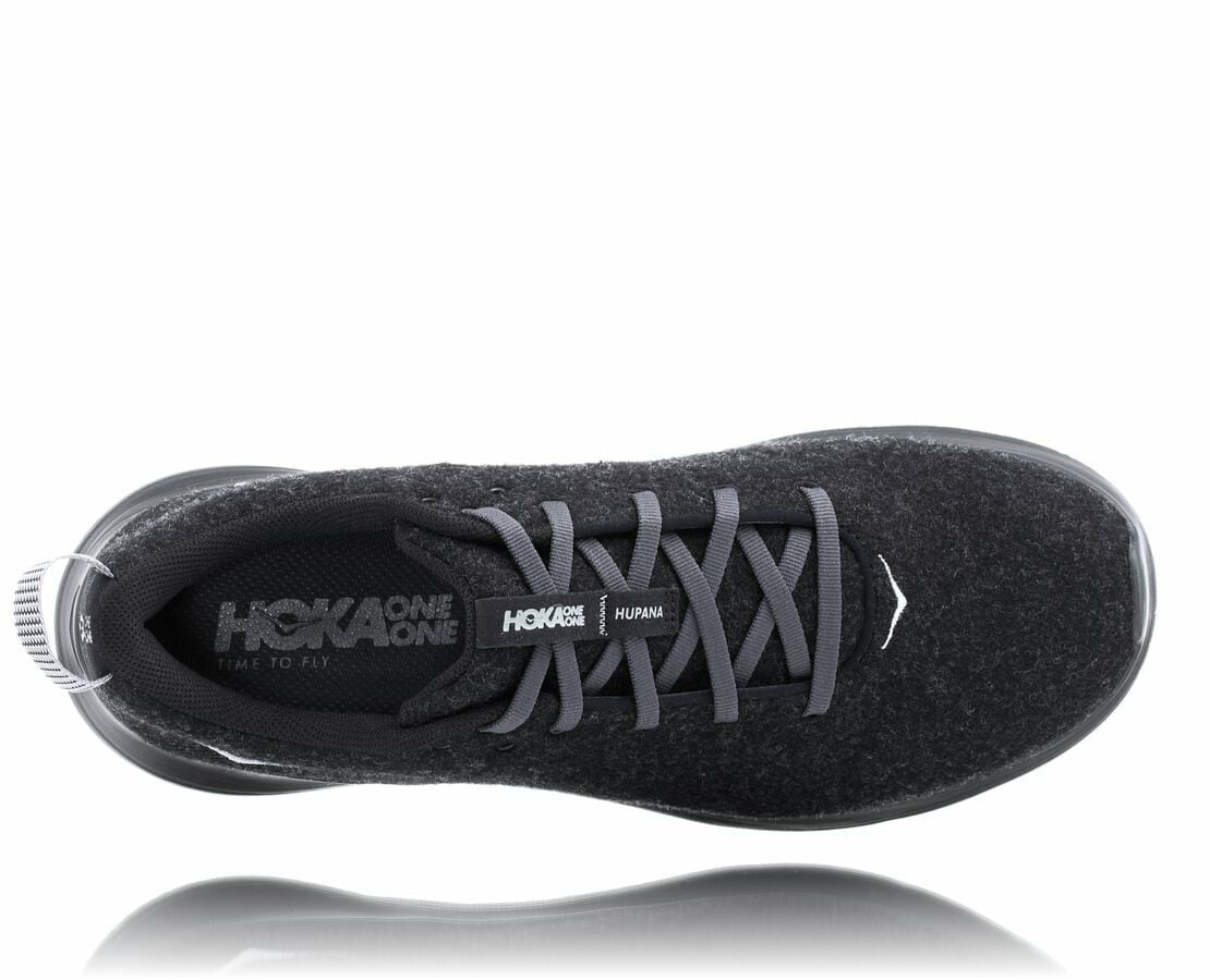 Men's Hupana Flow Wool Black / Dark Shadow