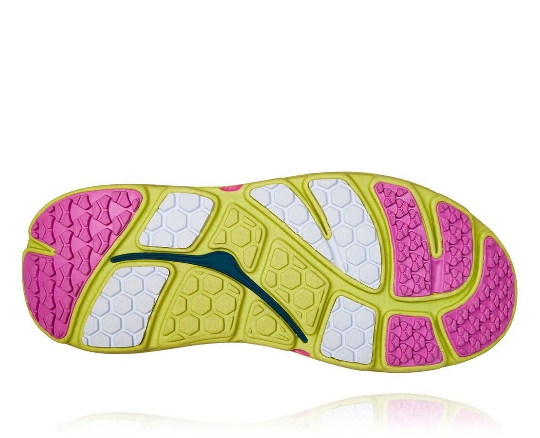Women's OV X HOKA Bondi B Lime Sherbet / Super Pink