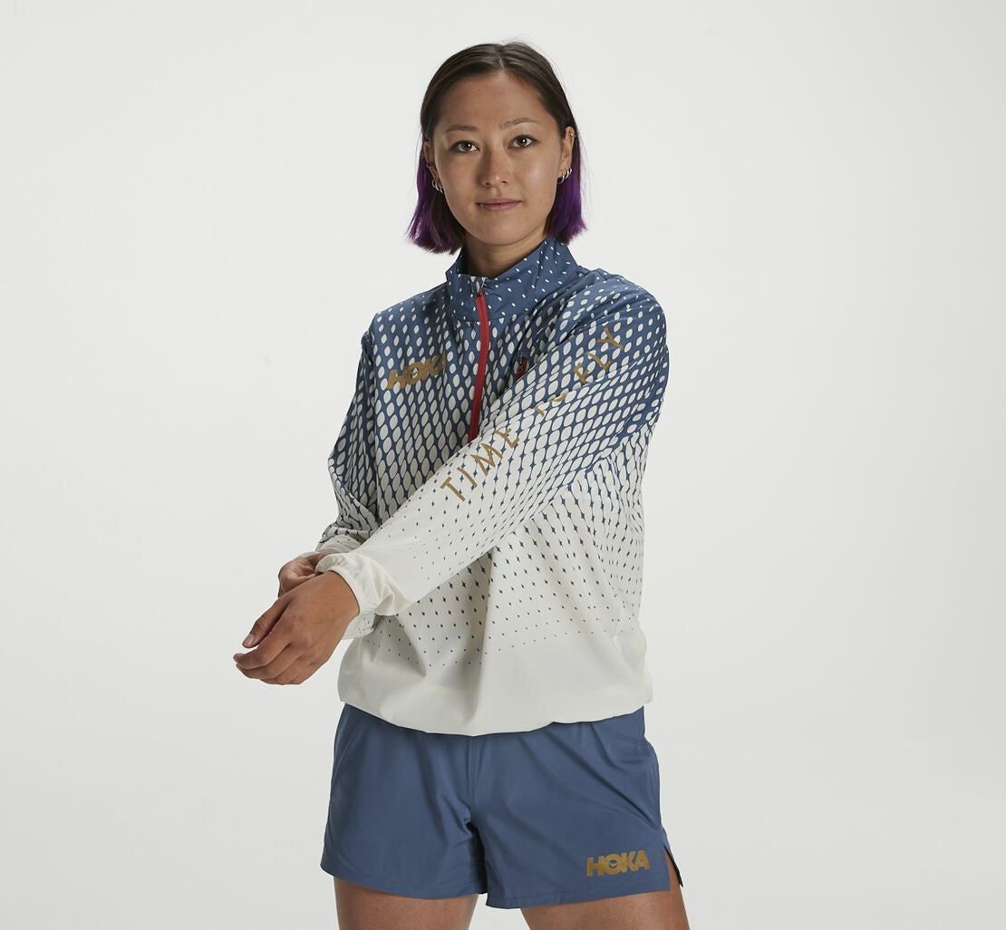 Women's Wind-Resistant Jacket Tofu / Vintage Indigo