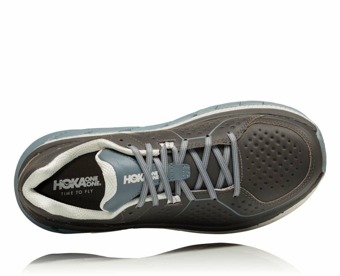 Men's Gaviota Leather Charcoal / Tradewinds