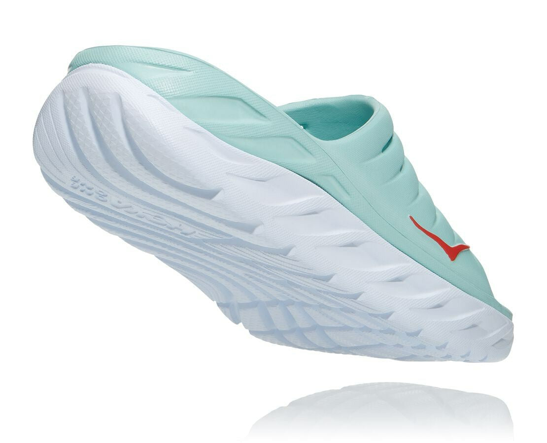 Women's ORA Recovery Slide Eggshell Blue / White