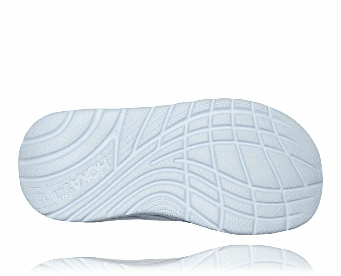 Women's ORA Recovery Slide Eggshell Blue / White