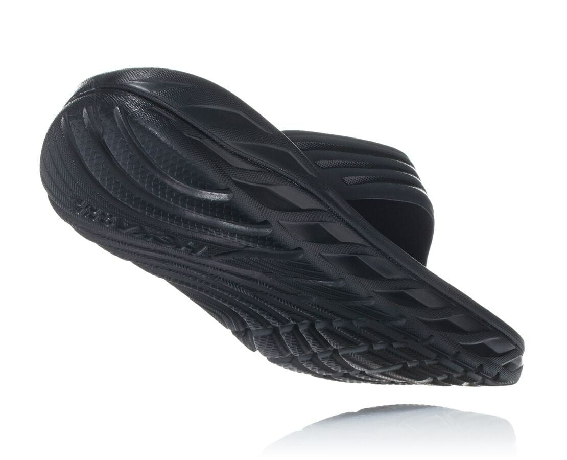 Men's ORA Recovery Flip Black / Dark Gull Gray
