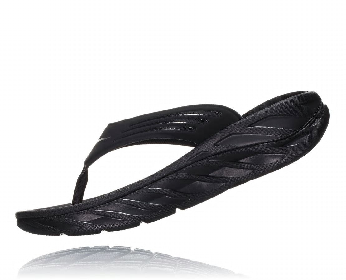 Men's ORA Recovery Flip Black / Dark Gull Gray