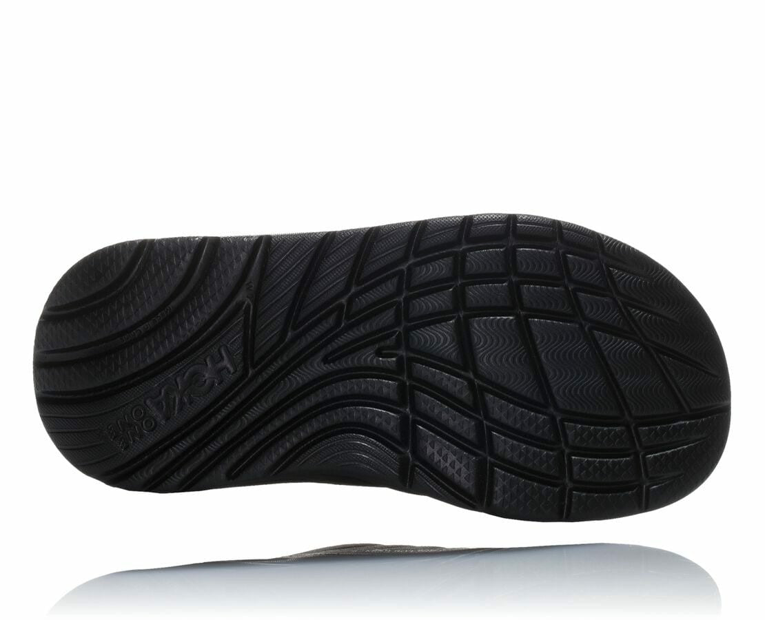Men's ORA Recovery Flip Black / Dark Gull Gray