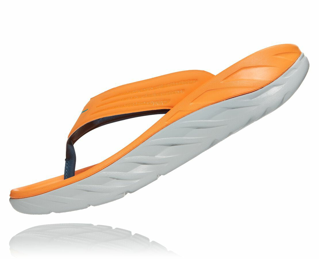Men's ORA Recovery Flip Blazing Orange / Lunar Rock
