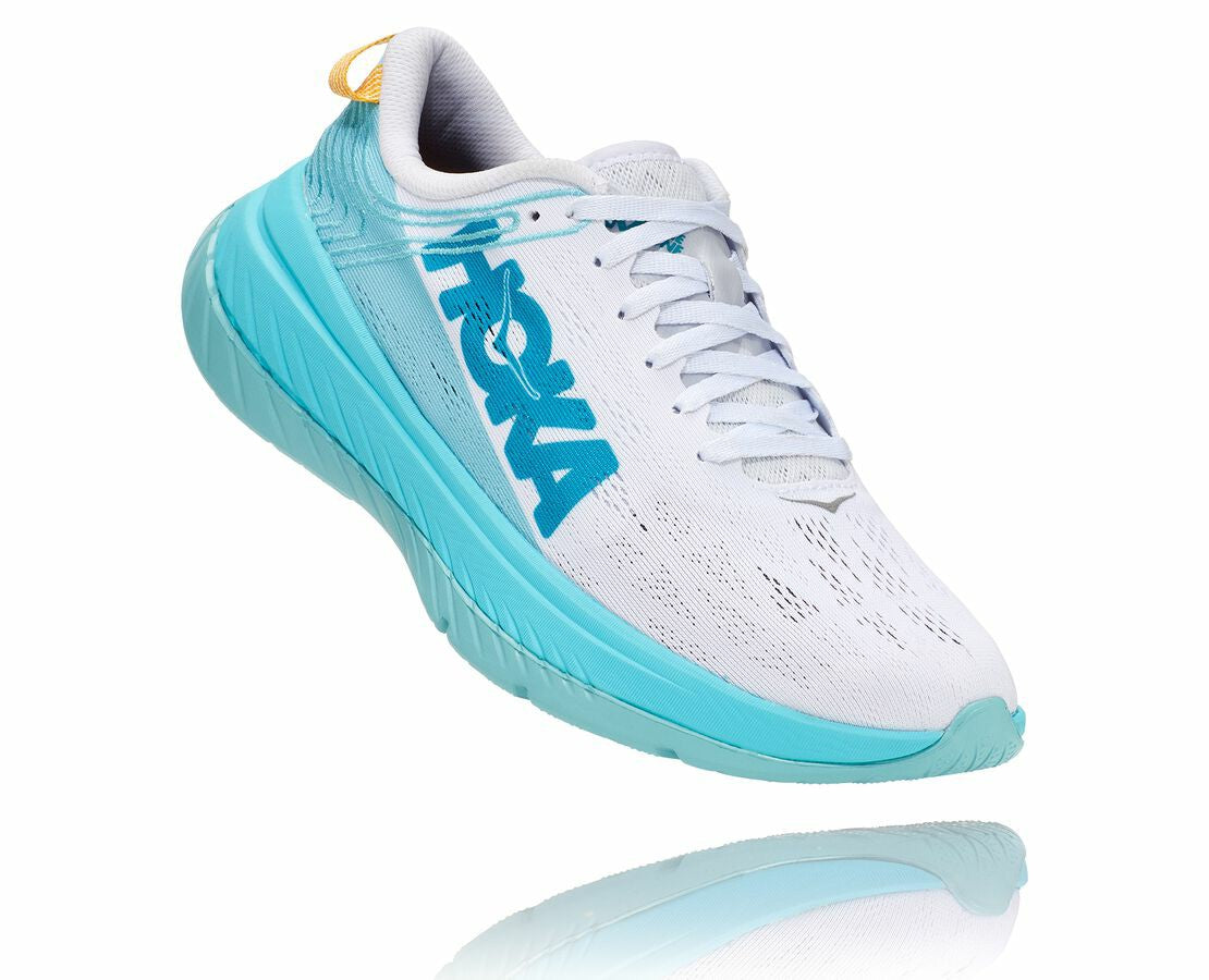 Women's Carbon X White / Angel Blue