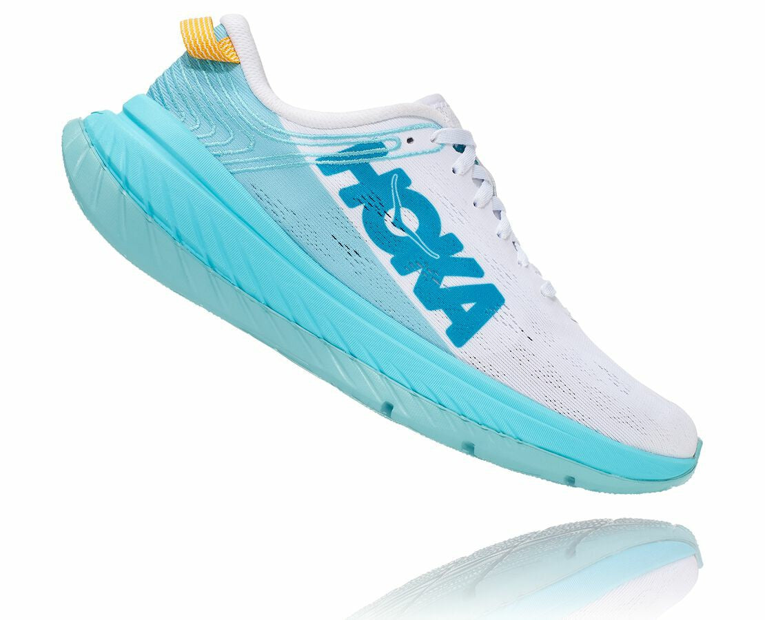 Women's Carbon X White / Angel Blue