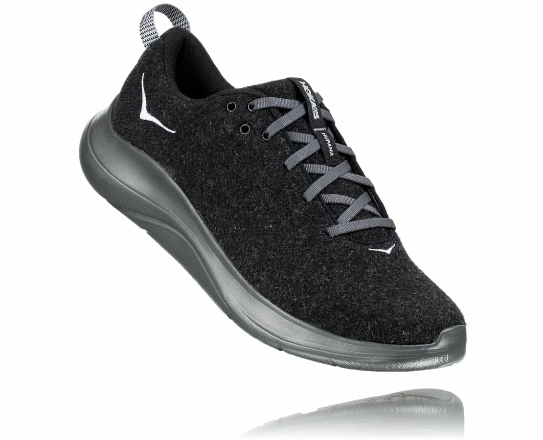 Men's Hupana Flow Wool Black / Dark Shadow
