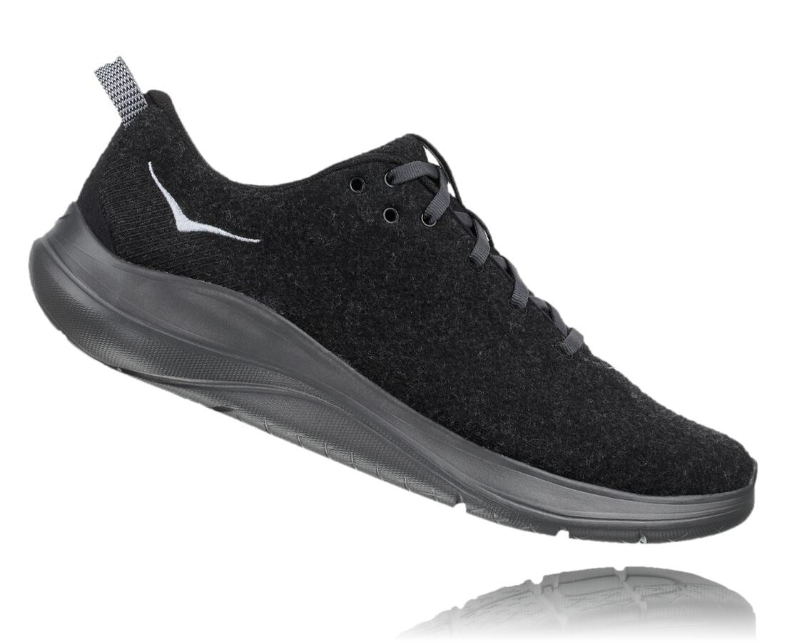 Men's Hupana Flow Wool Black / Dark Shadow