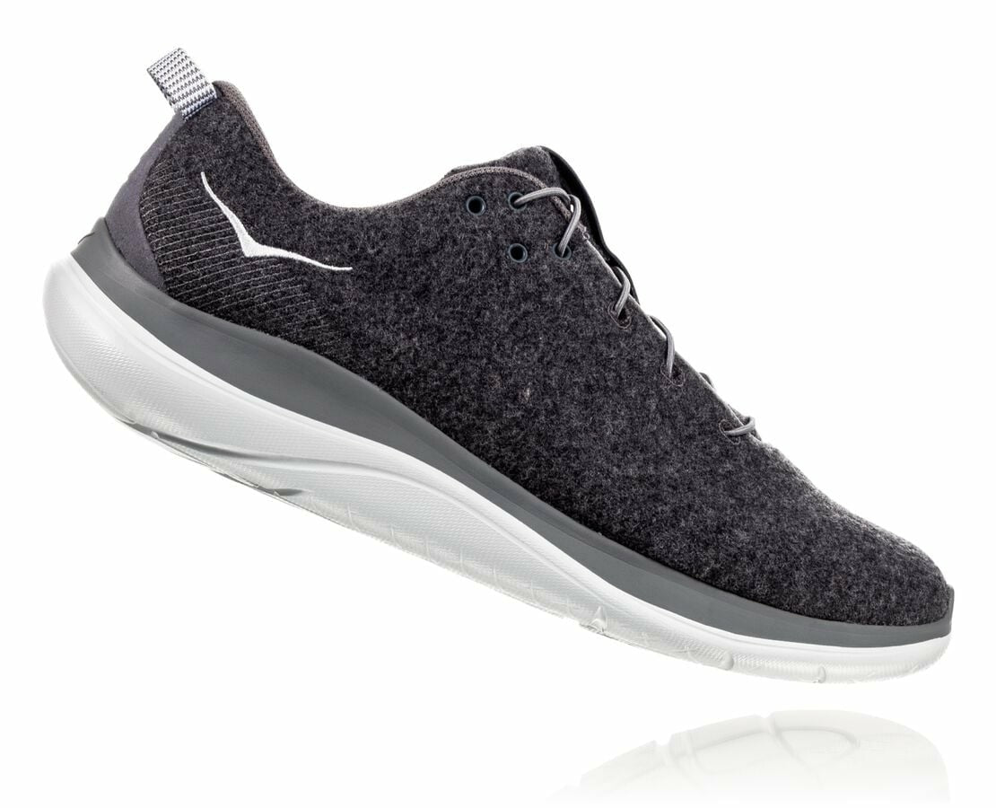 Men's Hupana Flow Wool Dark Shadow / Charcoal Gray