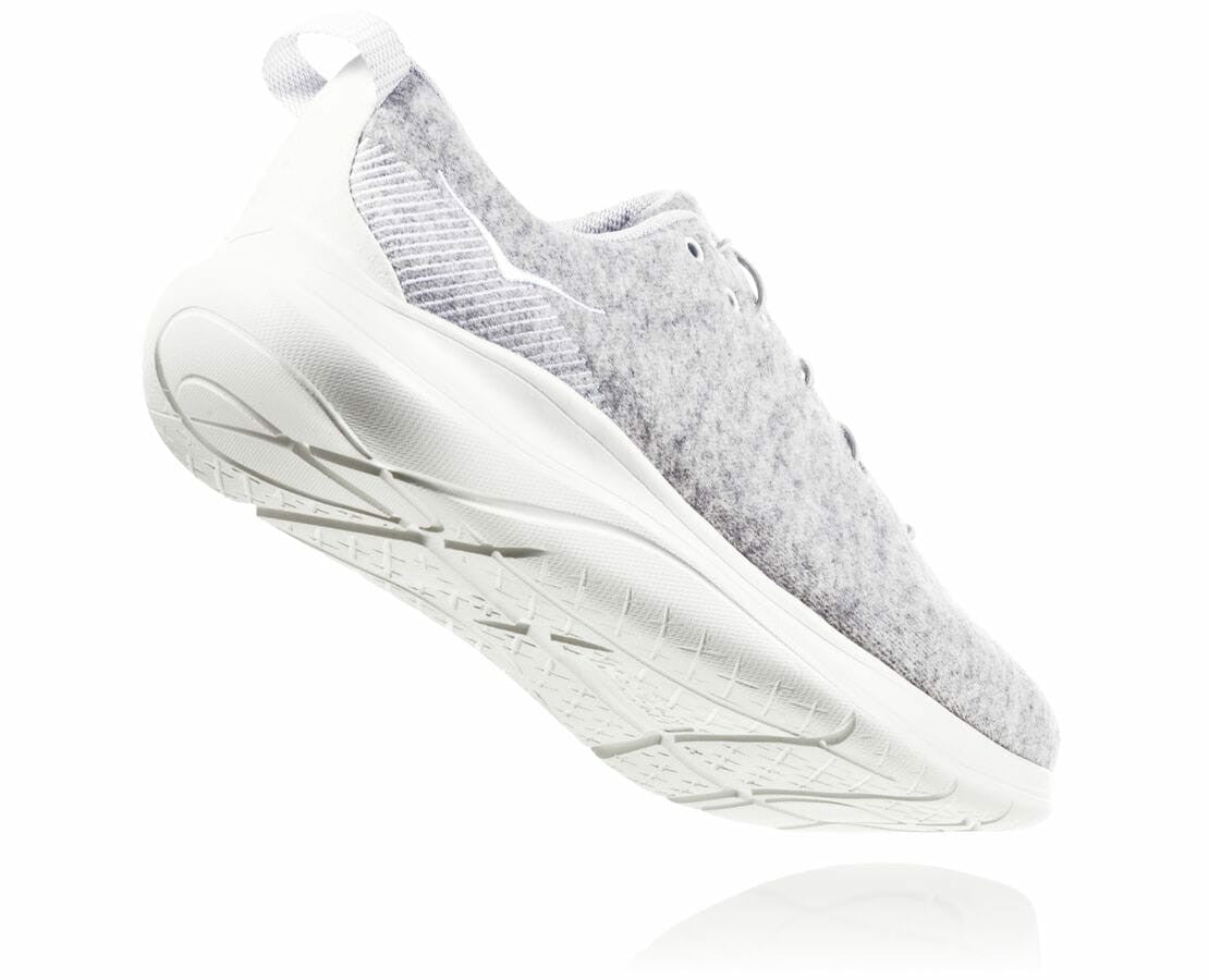 Women's Hupana Flow Wool Lunar Rock / Blanc De Blanc