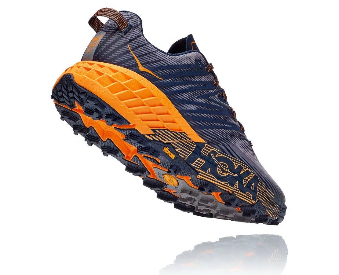 Men's Speedgoat 4 Black Iris / Bright Marigold
