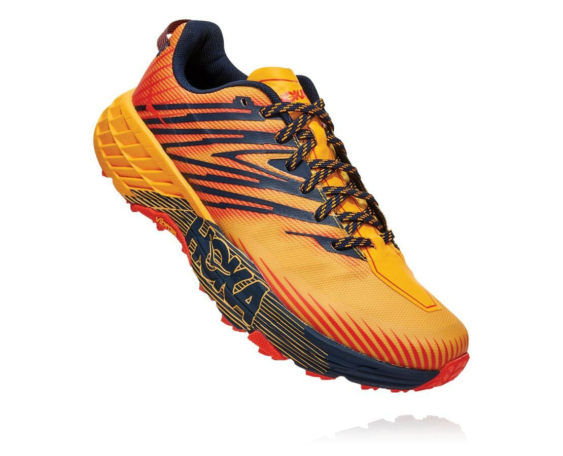 Men's Speedgoat 4 Gold Fusion / Black Iris