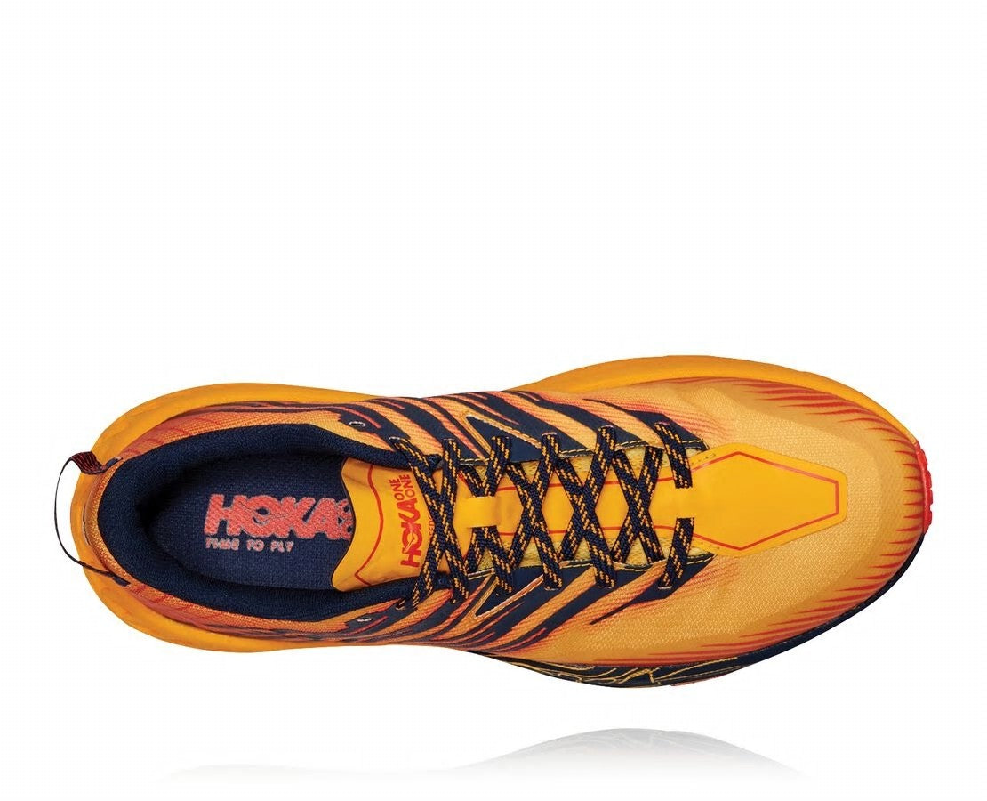 Men's Speedgoat 4 Gold Fusion / Black Iris