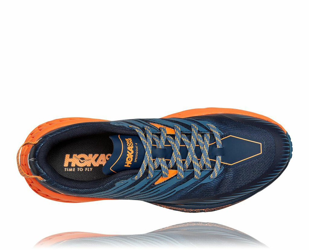 Men's Speedgoat 4 Real Teal / Persimmon Orange