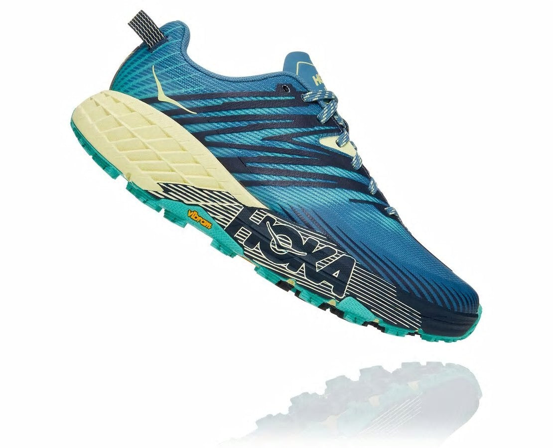 Women's Speedgoat 4 Provincial Blue / Luminary Green