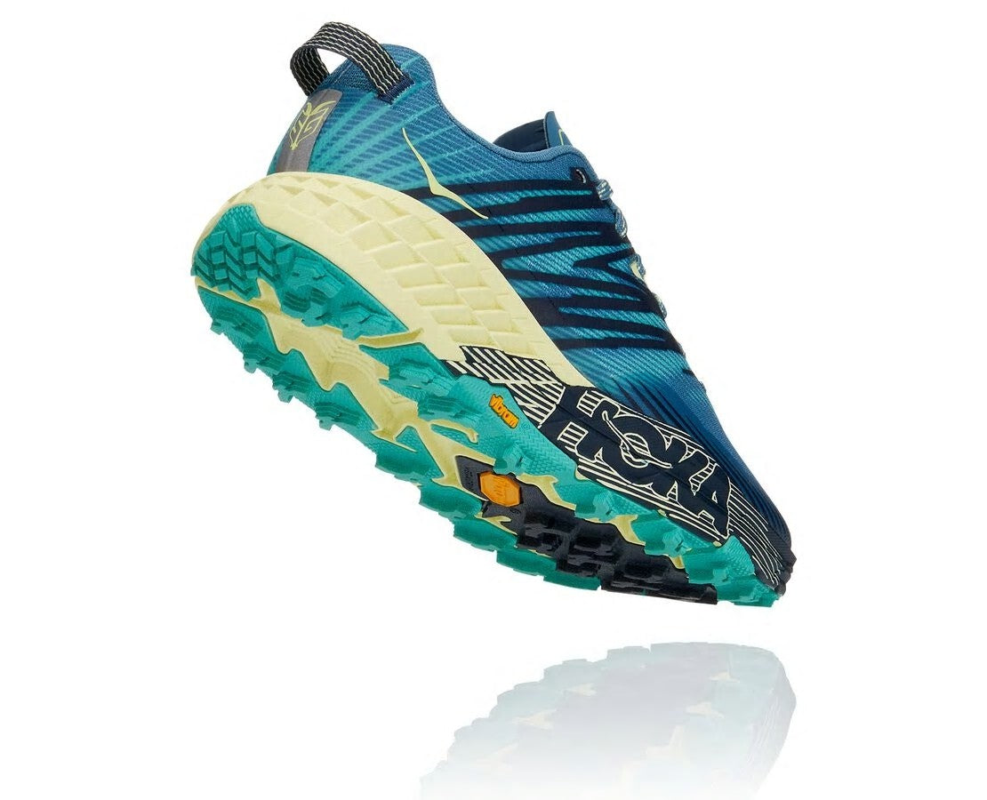 Women's Speedgoat 4 Provincial Blue / Luminary Green