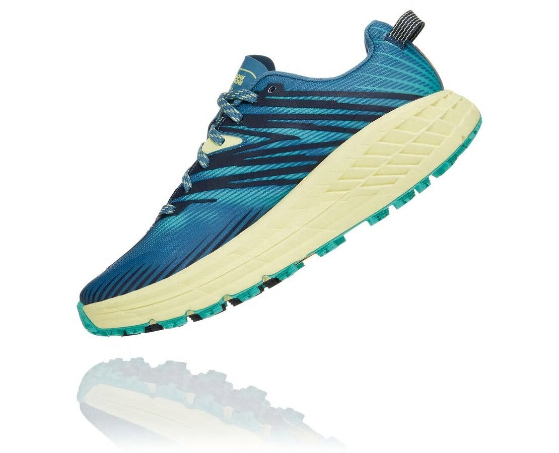 Women's Speedgoat 4 Provincial Blue / Luminary Green