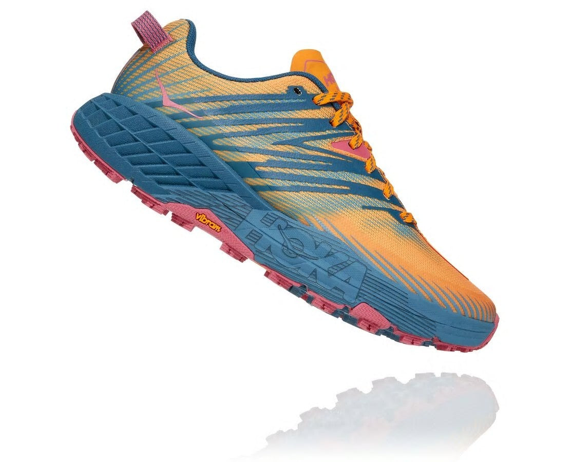 Women's Speedgoat 4 Saffron / Provincial Blue