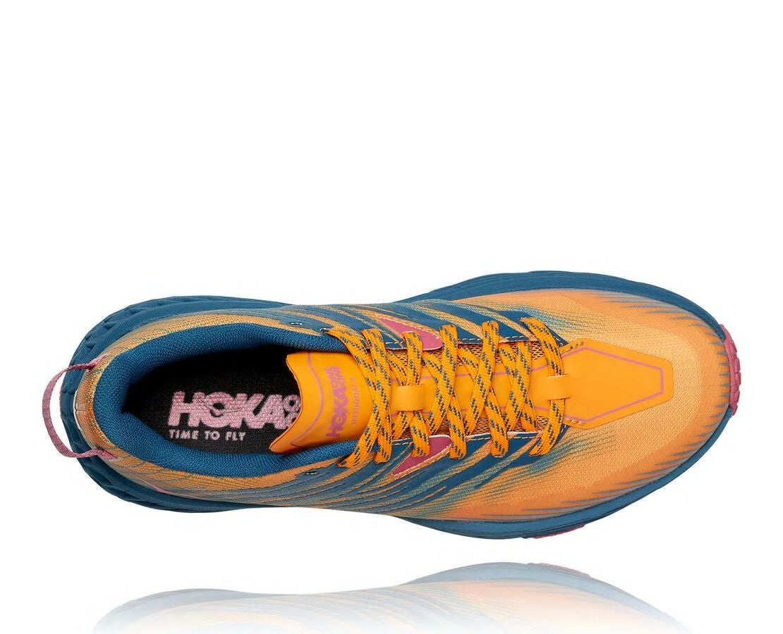 Women's Speedgoat 4 Saffron / Provincial Blue