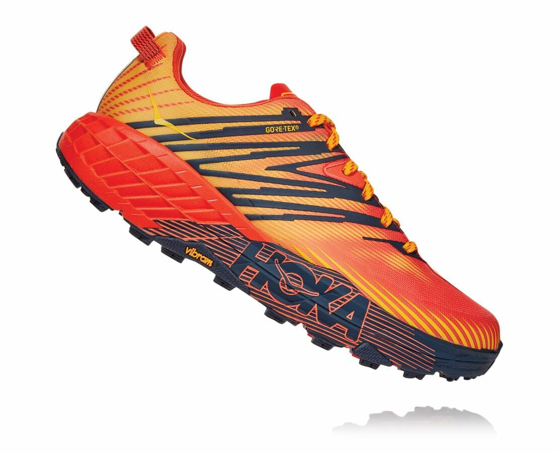 Men's Speedgoat 4 GORE-TEX Mandarin Red / Gold Fusion