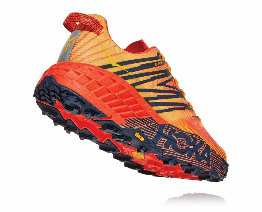Men's Speedgoat 4 GORE-TEX Mandarin Red / Gold Fusion