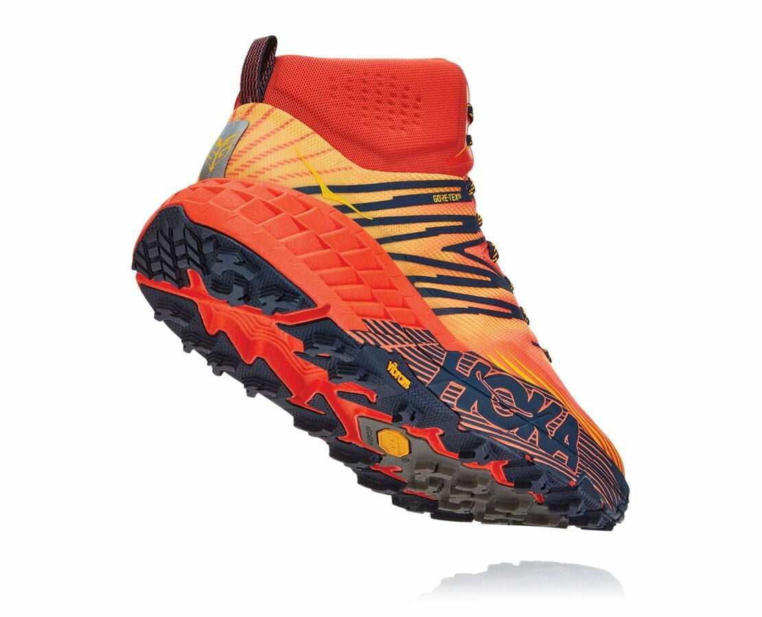 Men's Speedgoat Mid GORE-TEX 2 Mandarin Red / Gold Fusion