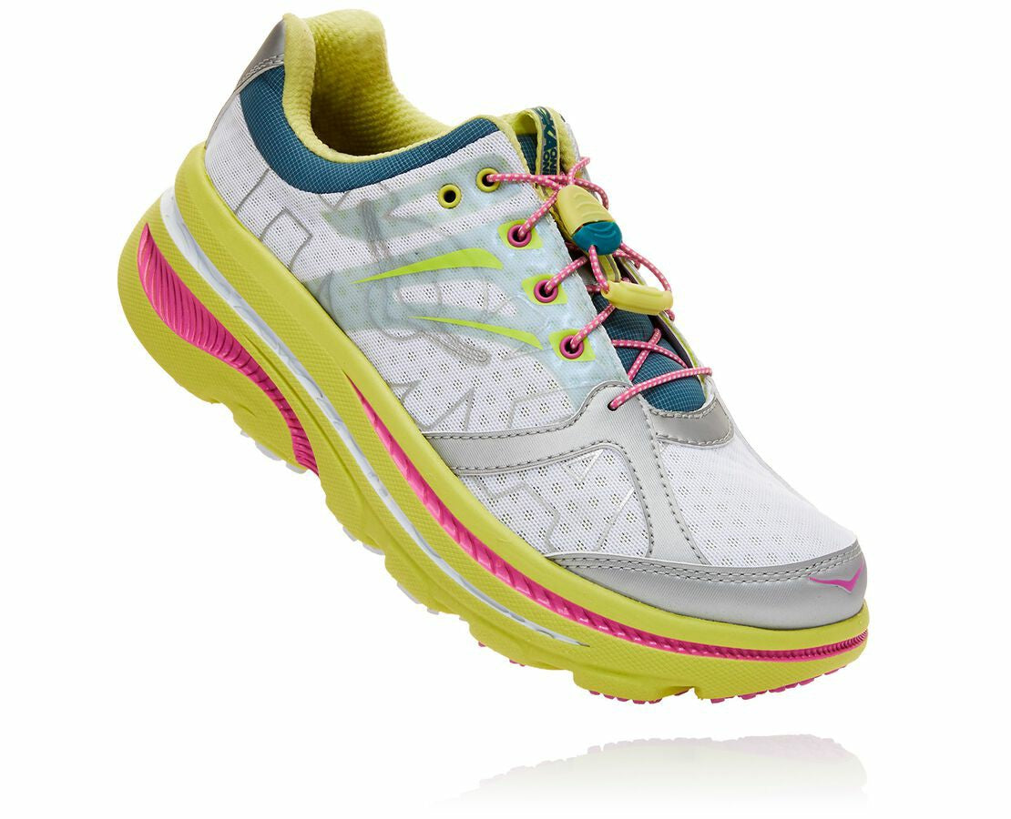 Women's OV X HOKA Bondi B Lime Sherbet / Super Pink