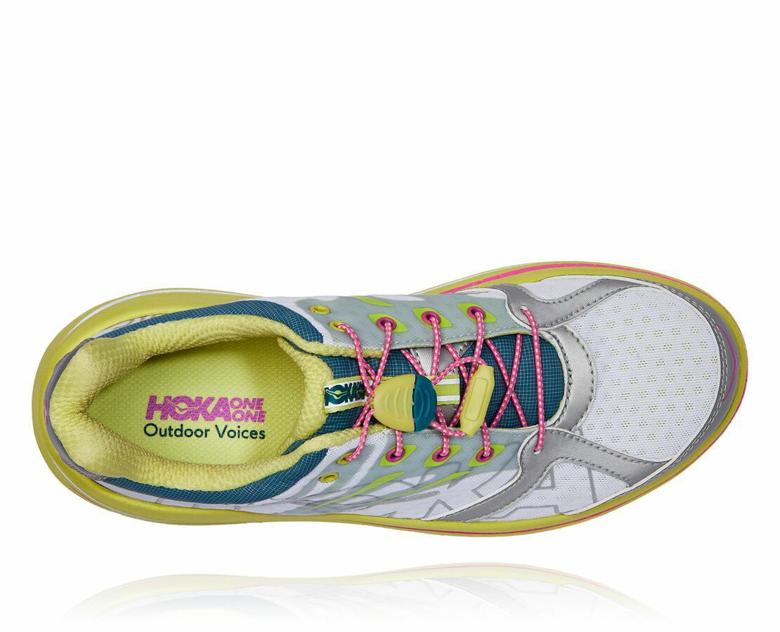 Women's OV X HOKA Bondi B Lime Sherbet / Super Pink