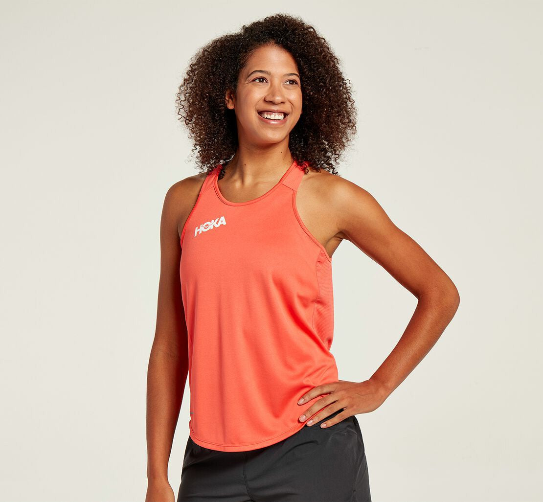 Women's Performance Tank Hot Coral