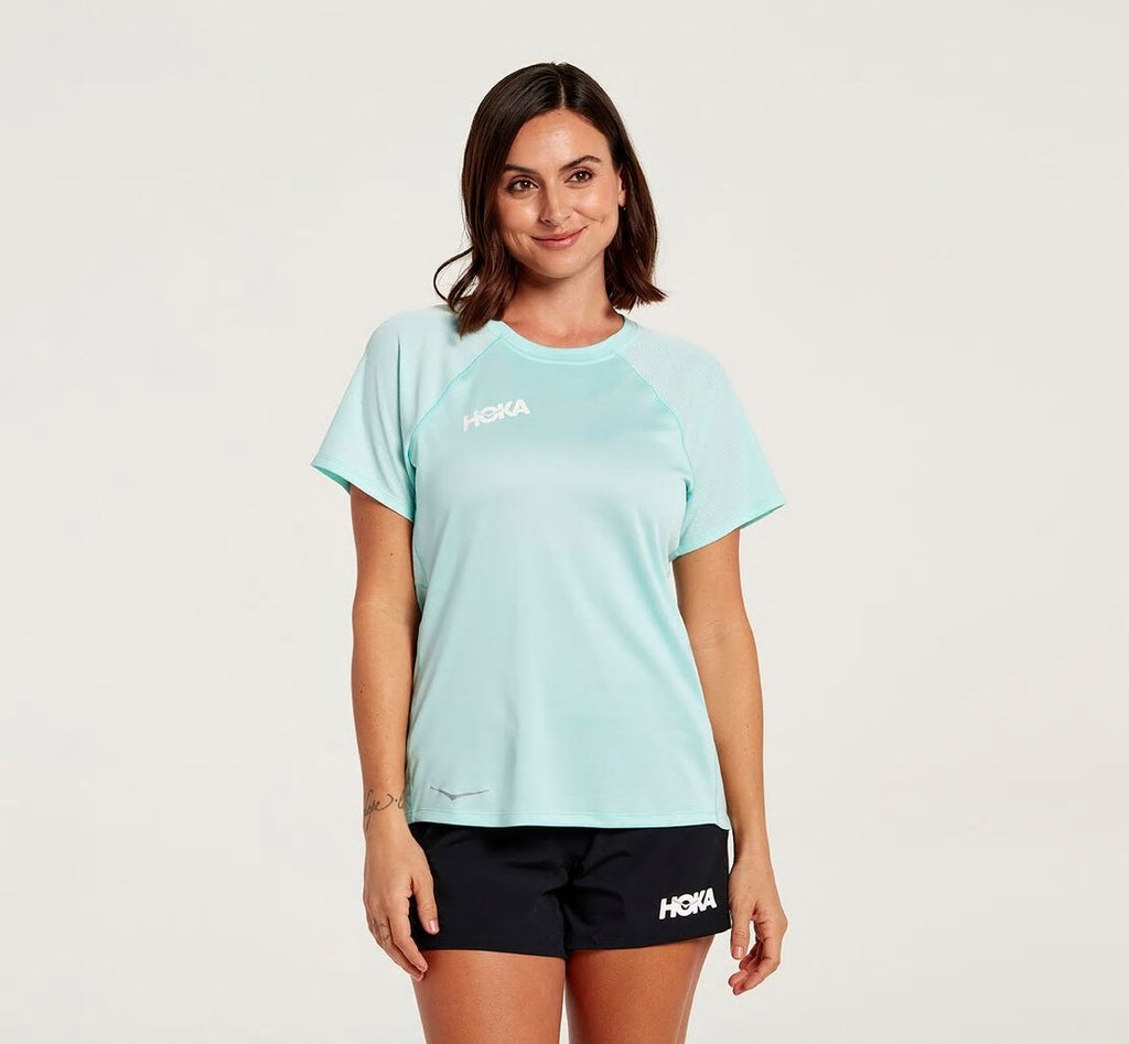 Women's Performance Short Sleeve Blue Tint