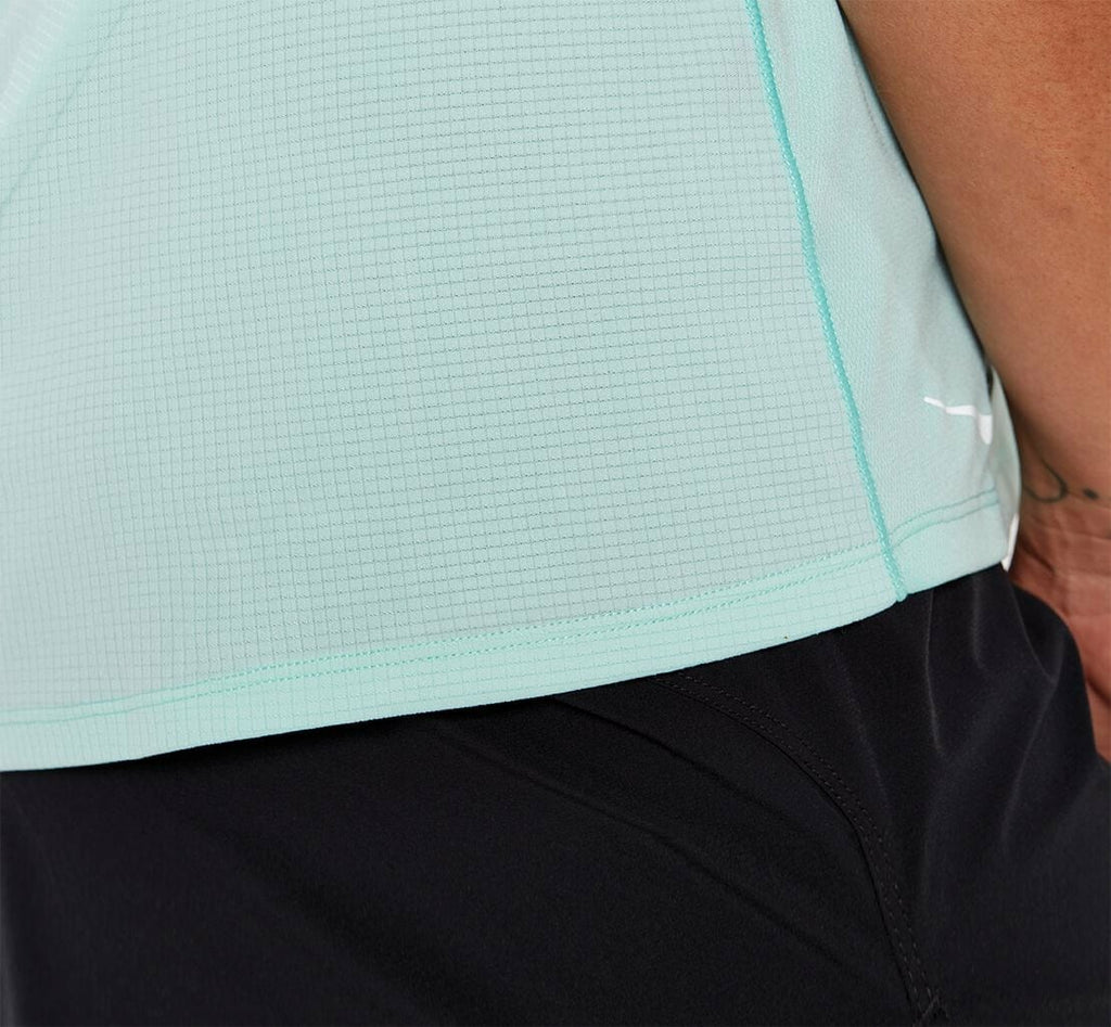 Women's Performance Short Sleeve Blue Tint