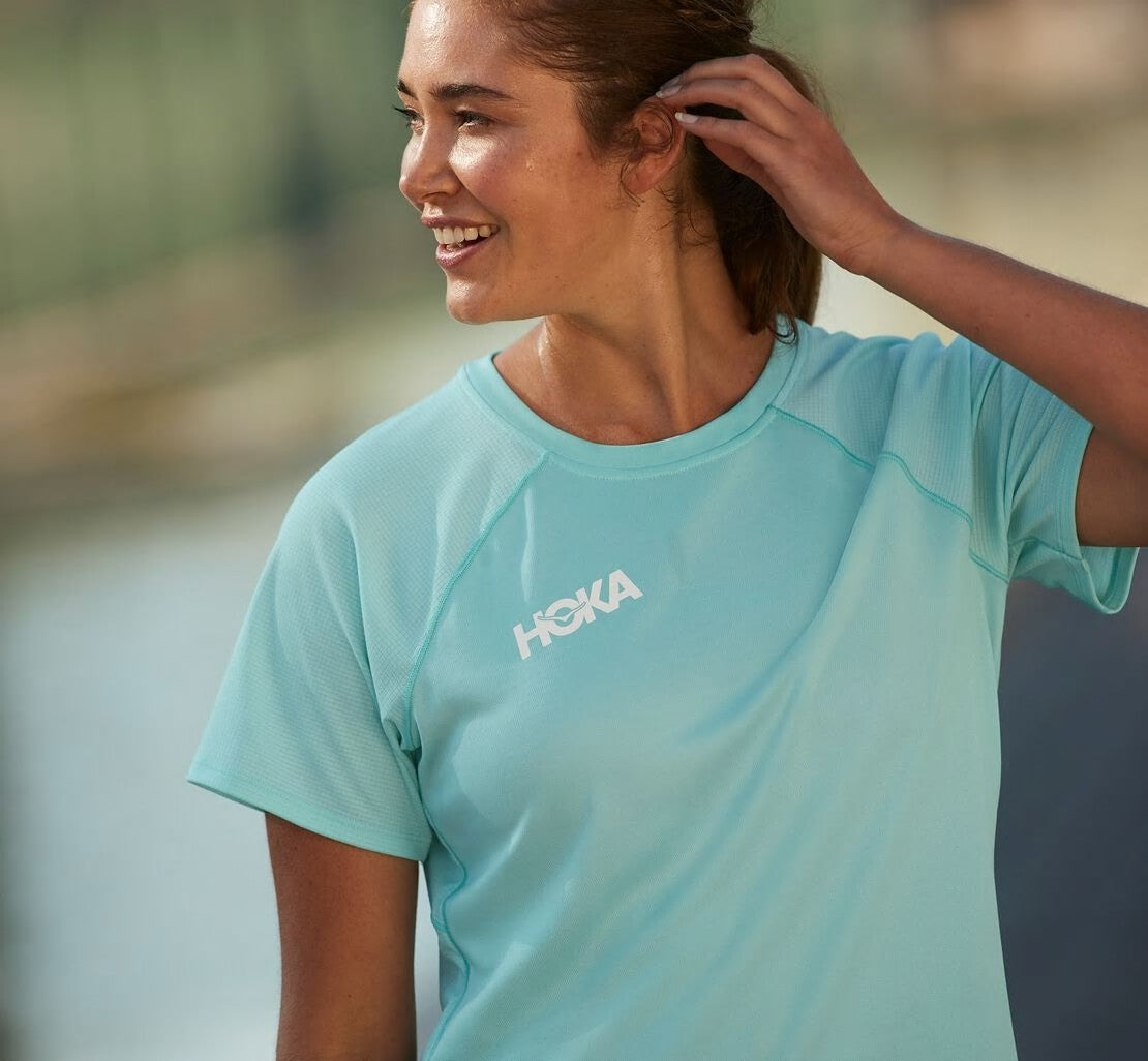 Women's Performance Short Sleeve Blue Tint