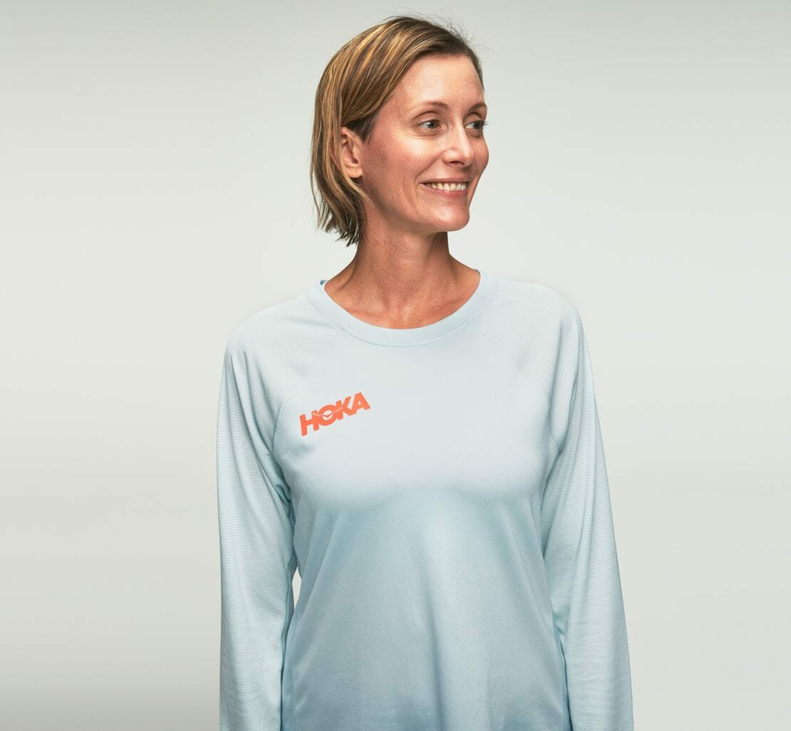 Women's Performance Long Sleeve Wan Blue