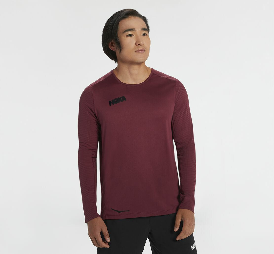 Men's Performance Long Sleeve Cordovan