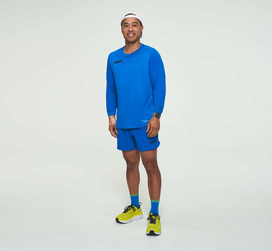 Men's Performance Long Sleeve Imperial Blue