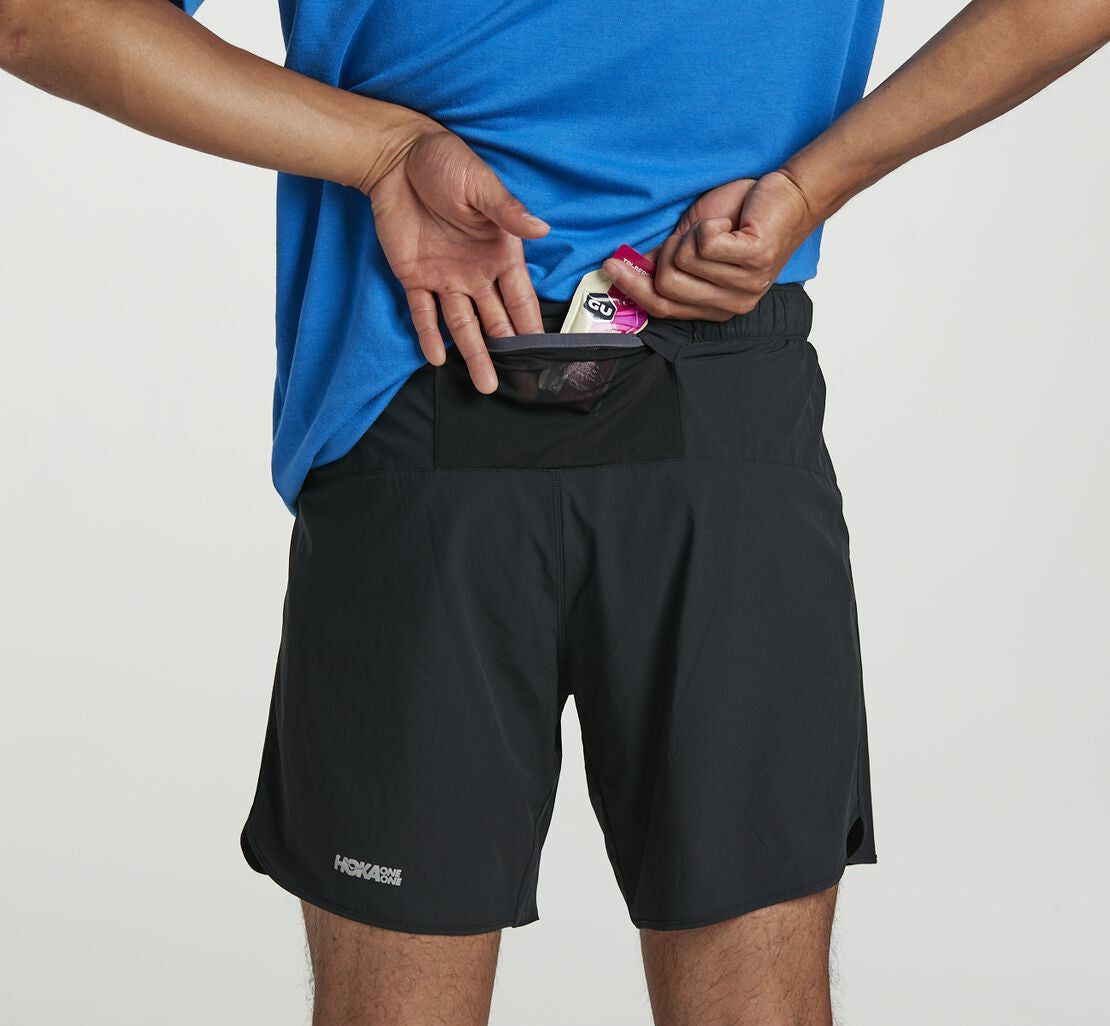 Men's Performance Woven 7" Short Black