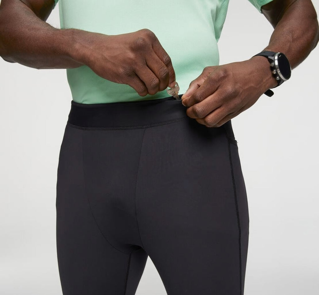 Men's Performance Full Length Tight Black