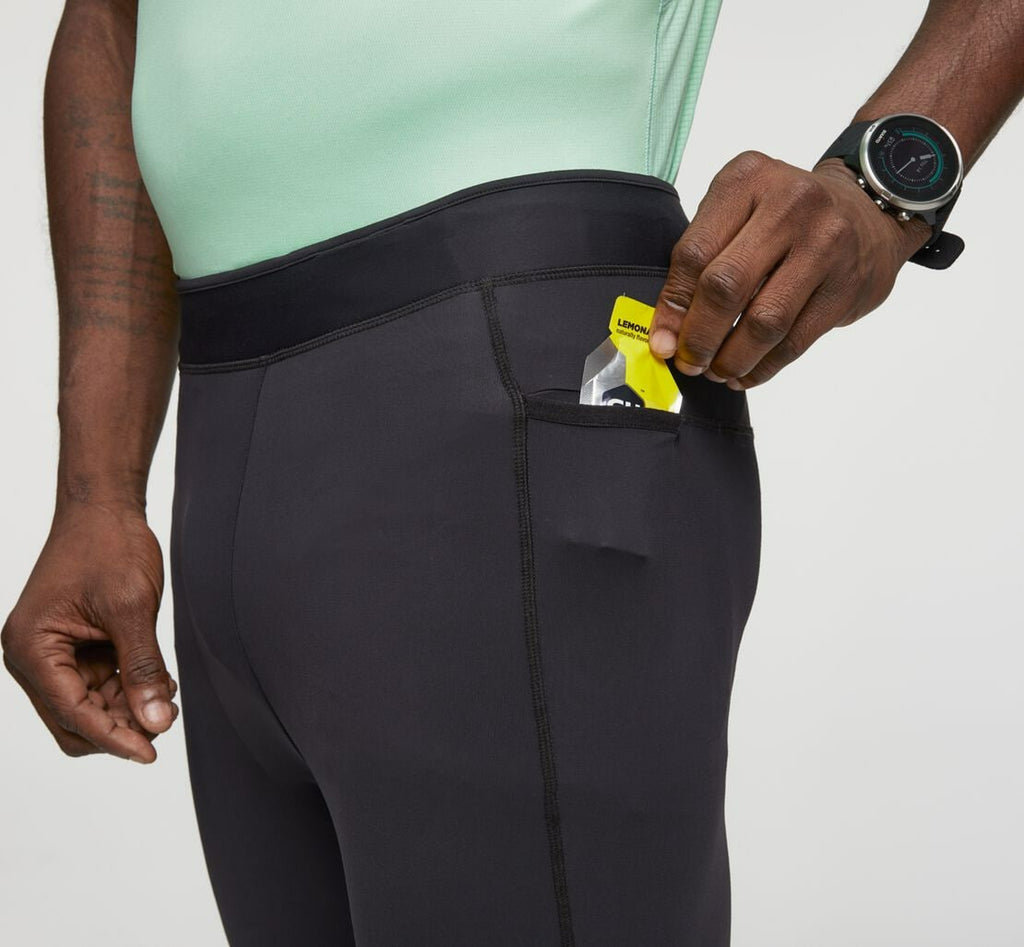 Men's Performance Full Length Tight Black
