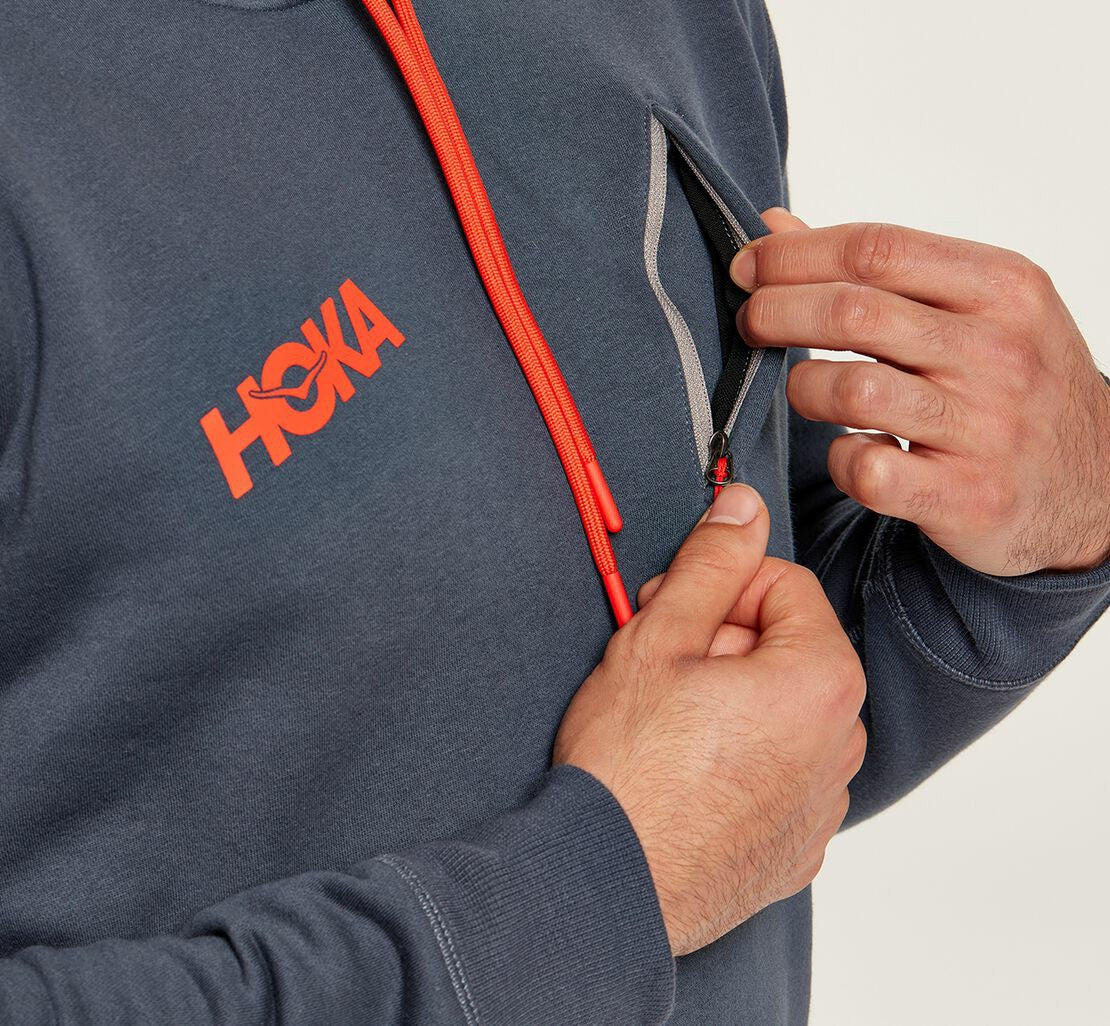 Men's Hoodie Ombre Blue