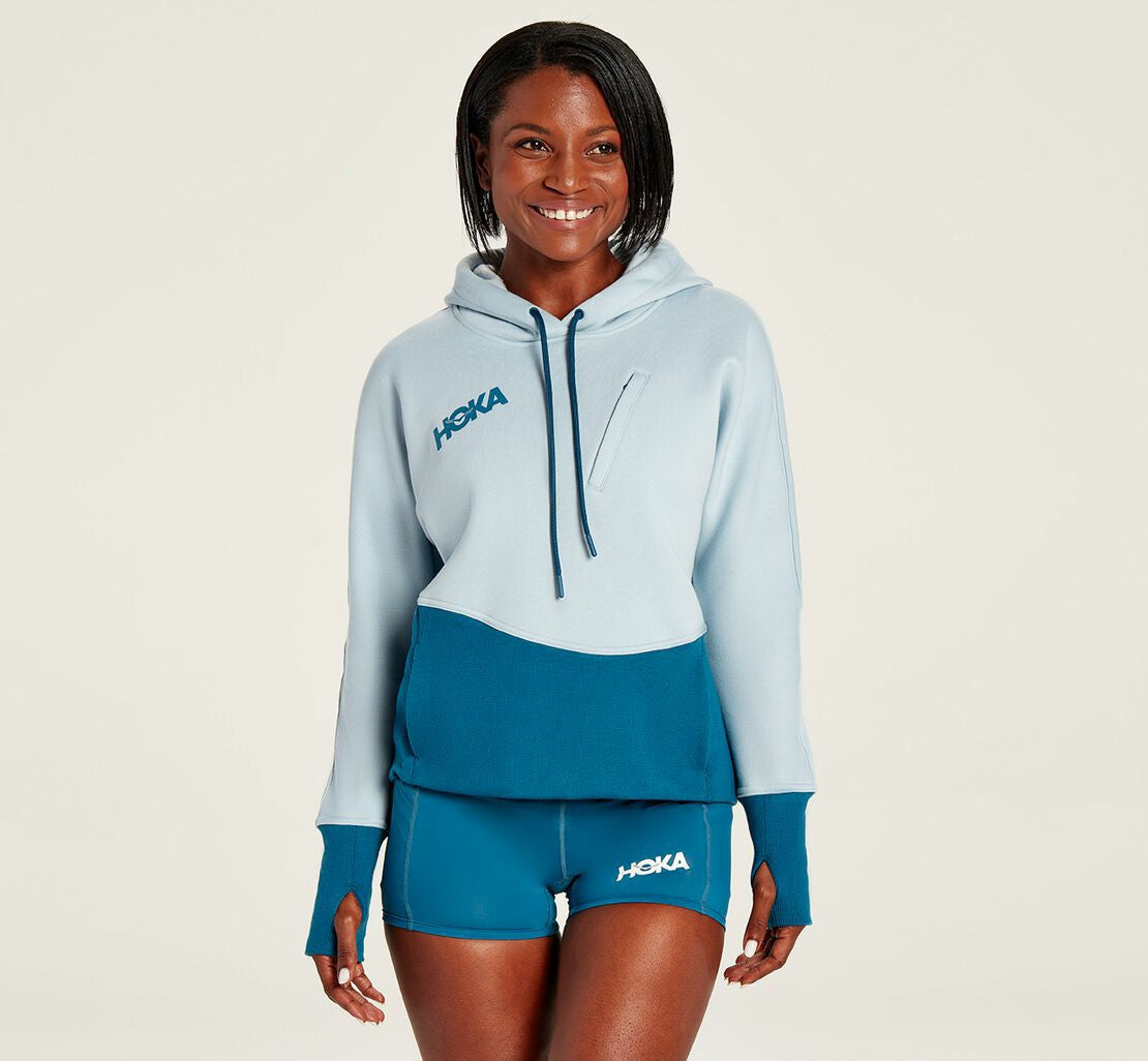 Women's Hoodie Blue Fog