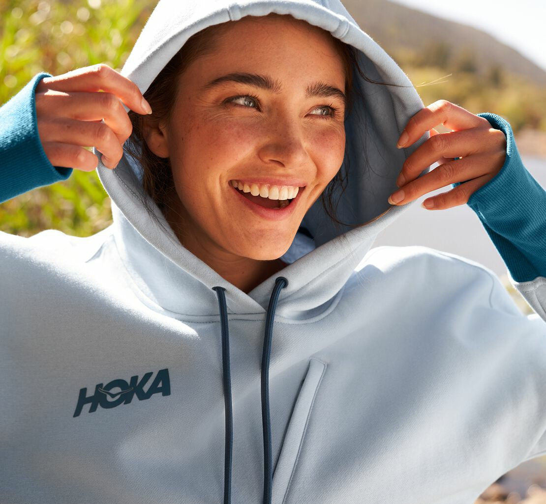 Women's Hoodie Blue Fog