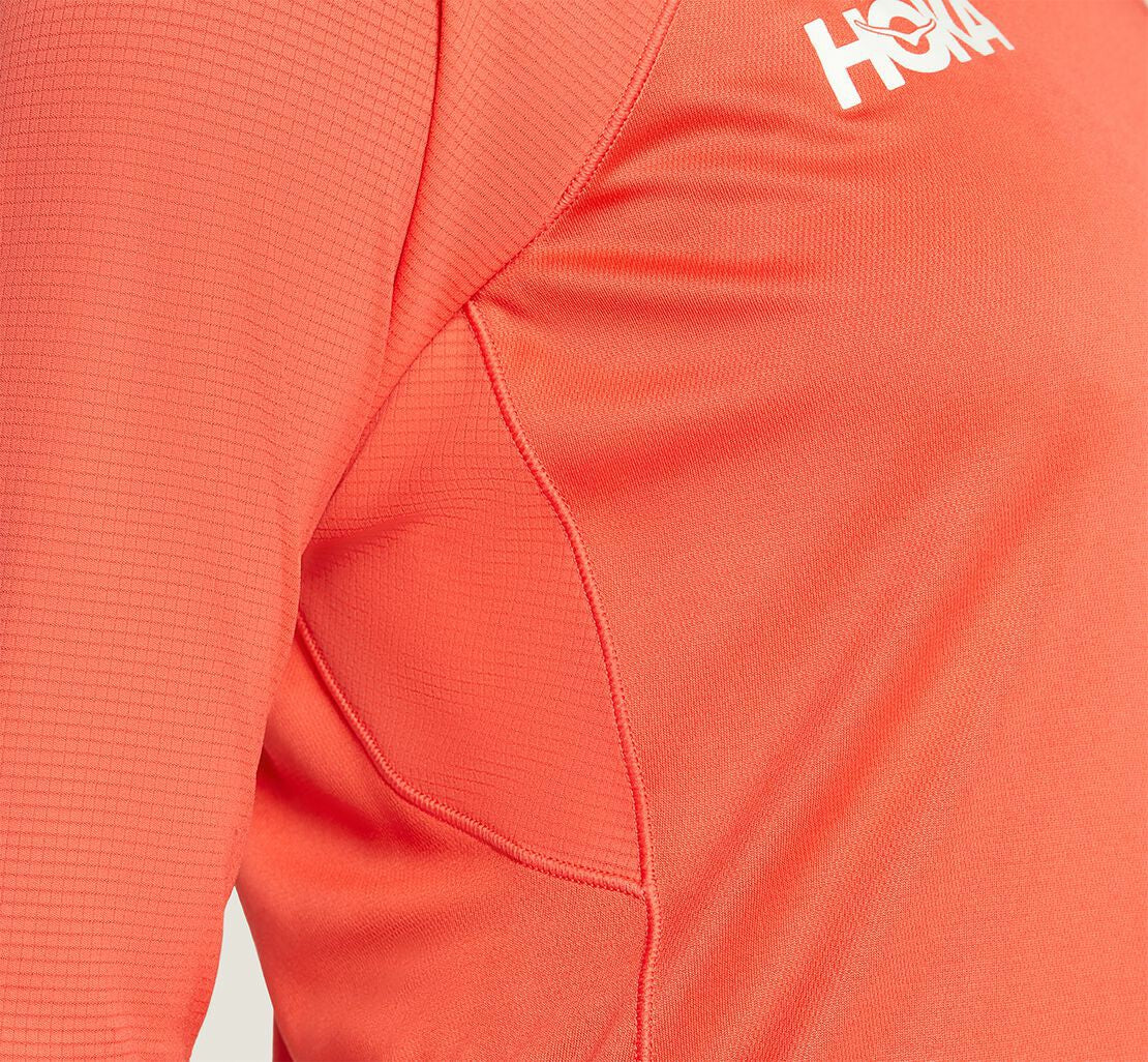 Women's Performance 3/4 Sleeve Hot Coral
