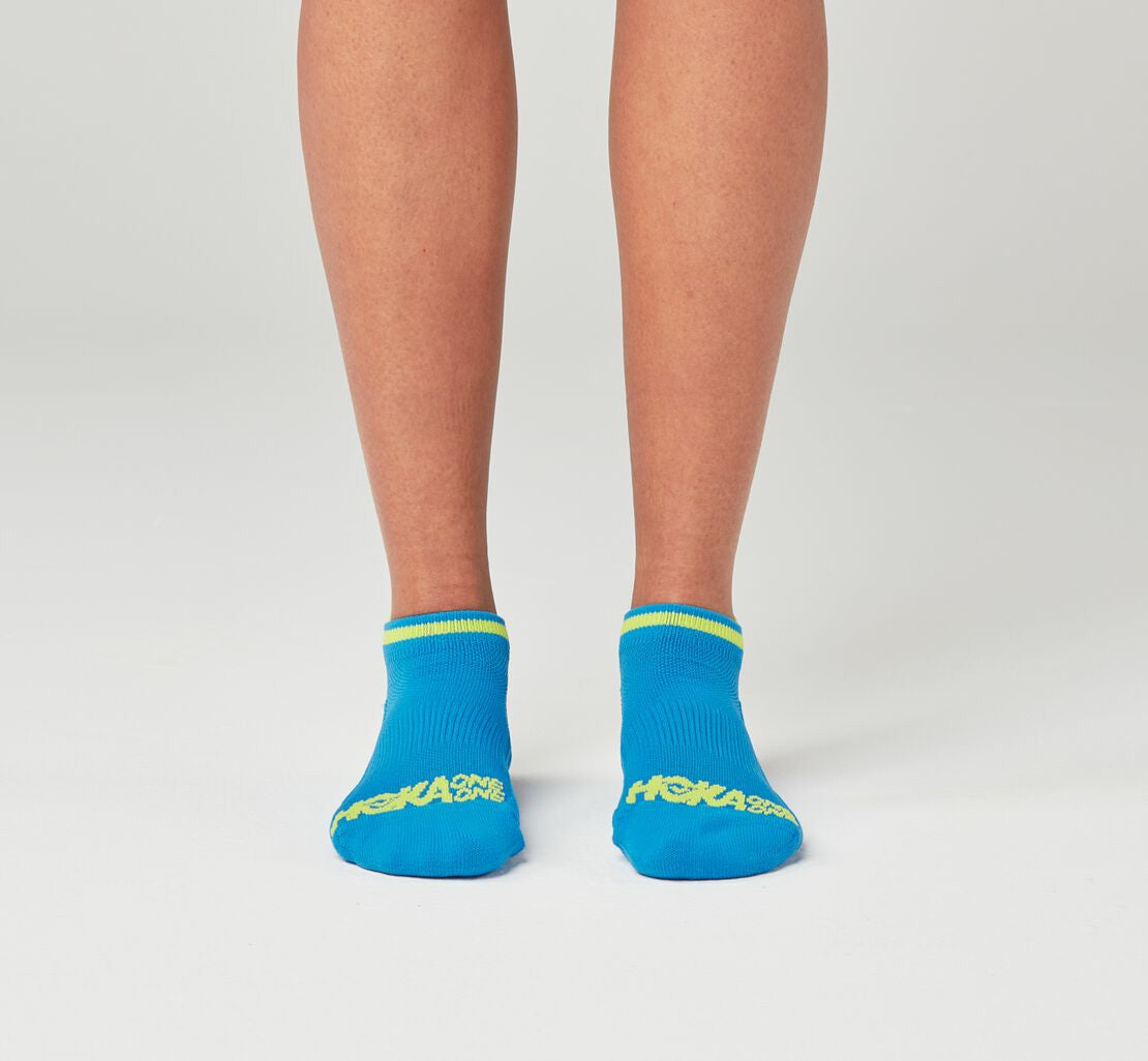 All Gender Performance No-Show Sock Diva Blue / Citrus