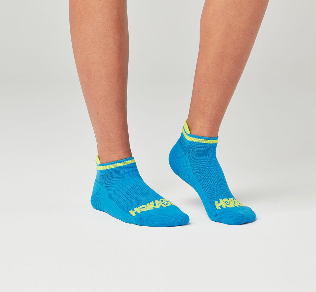 All Gender Performance No-Show Sock Diva Blue / Citrus