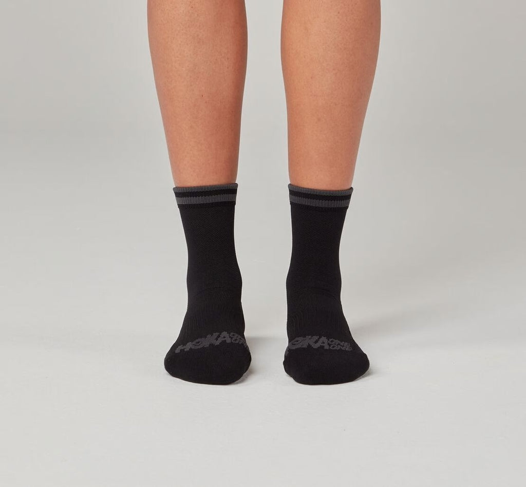 All Gender Performance Crew Sock Black