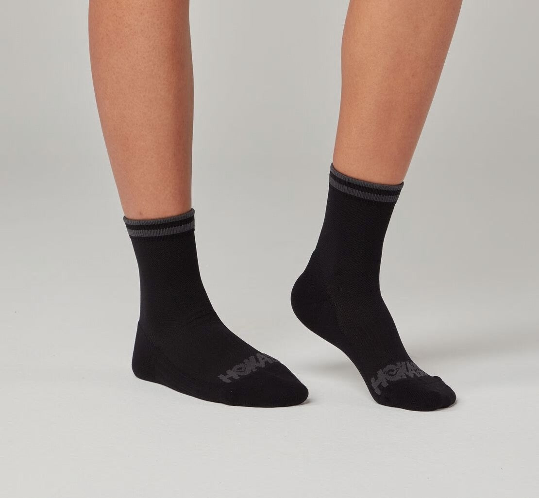 All Gender Performance Crew Sock Black