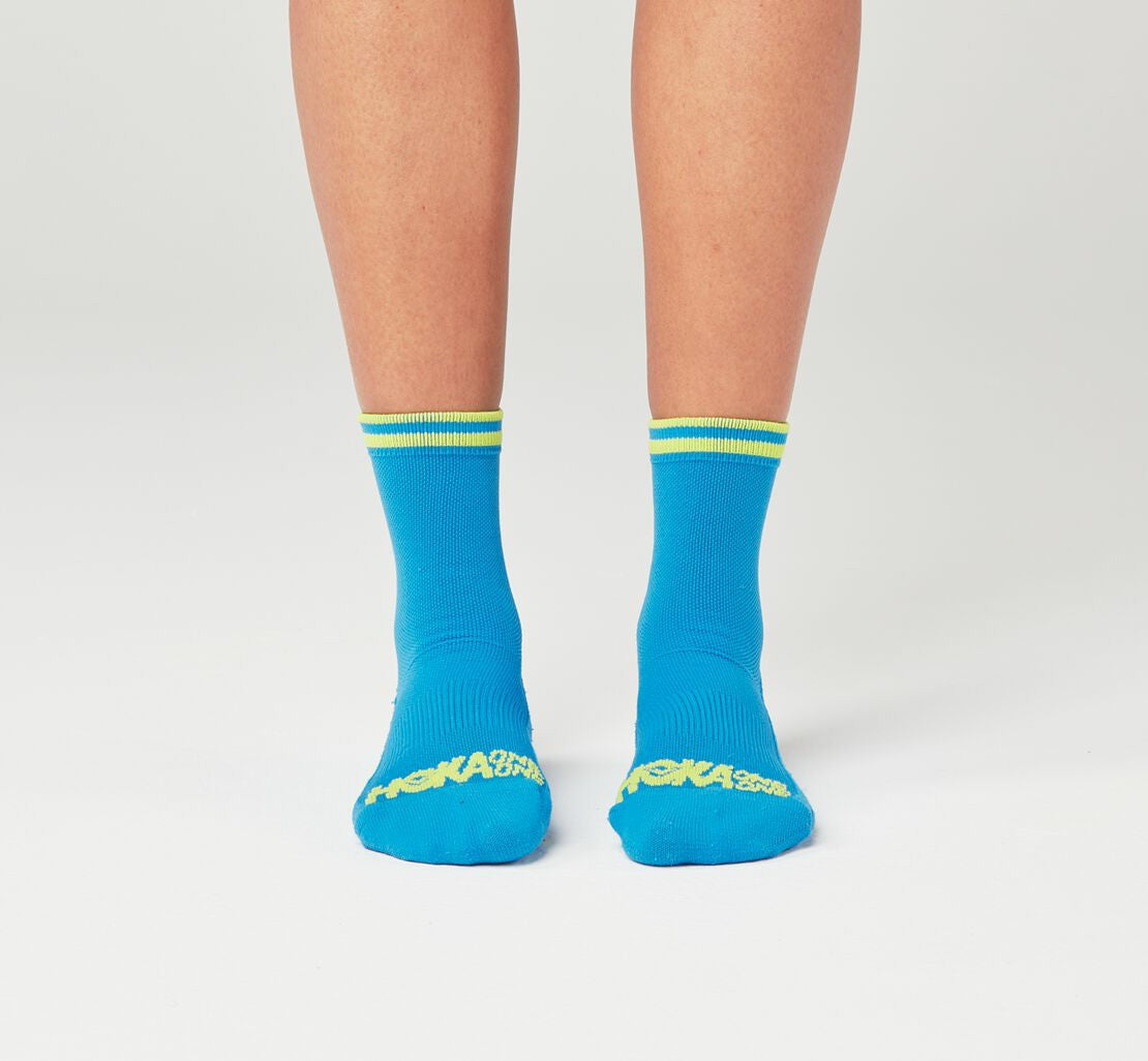 All Gender Performance Crew Sock Diva Blue / Citrus